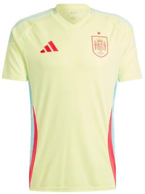 Spain away jersey soccer uniform men's second sportswear football kit top shirt Euro 2024 cup